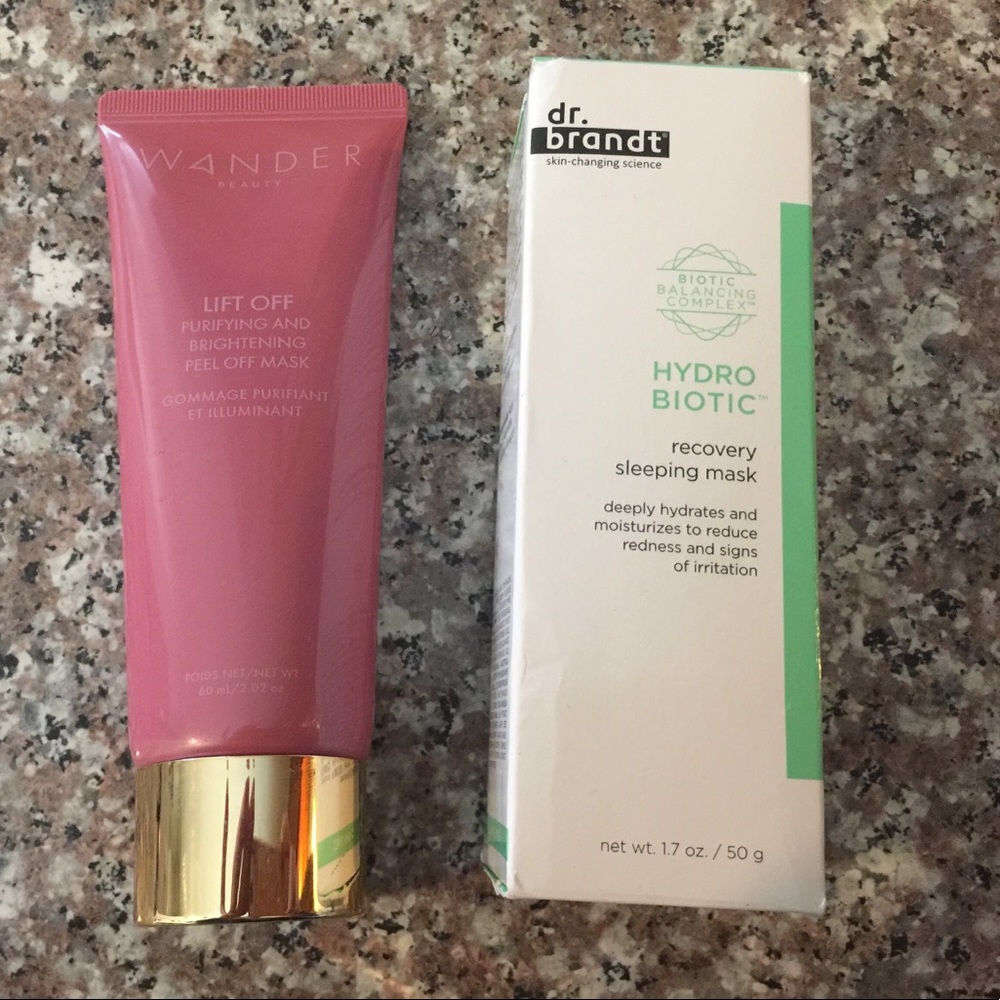 NWT Wander Brightening Peel & Dr Brandt Mask